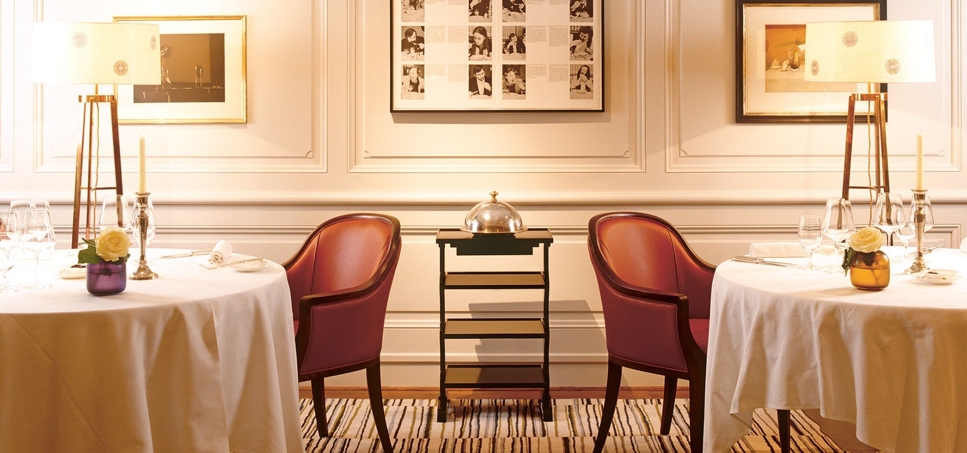 Elegante Atmosphäre im Restaurant Erbprinz