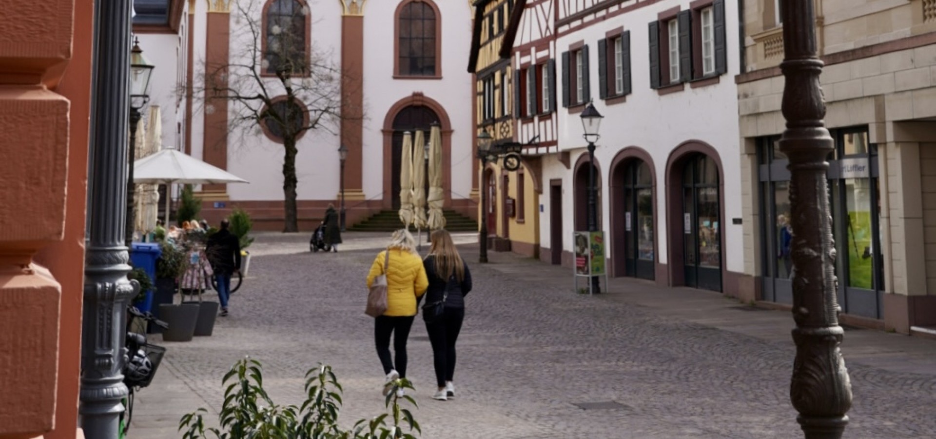 Die Innenstadt von Ettlingen