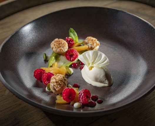 Dessert Gourmetrestaurant Erbprinz Sorbet