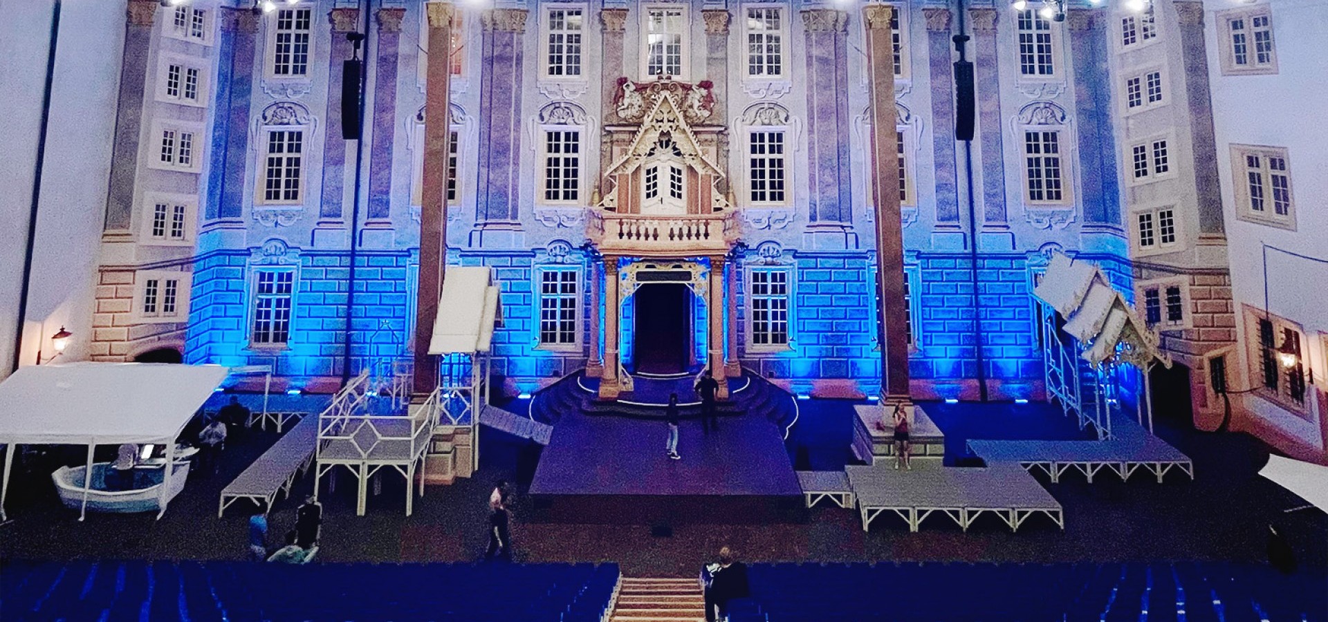 Bühne der Schlossfestspiele Ettlingen