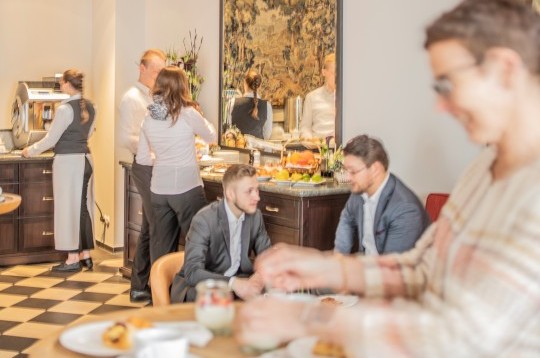 Tagen im Erbprinz- Kaffeepause