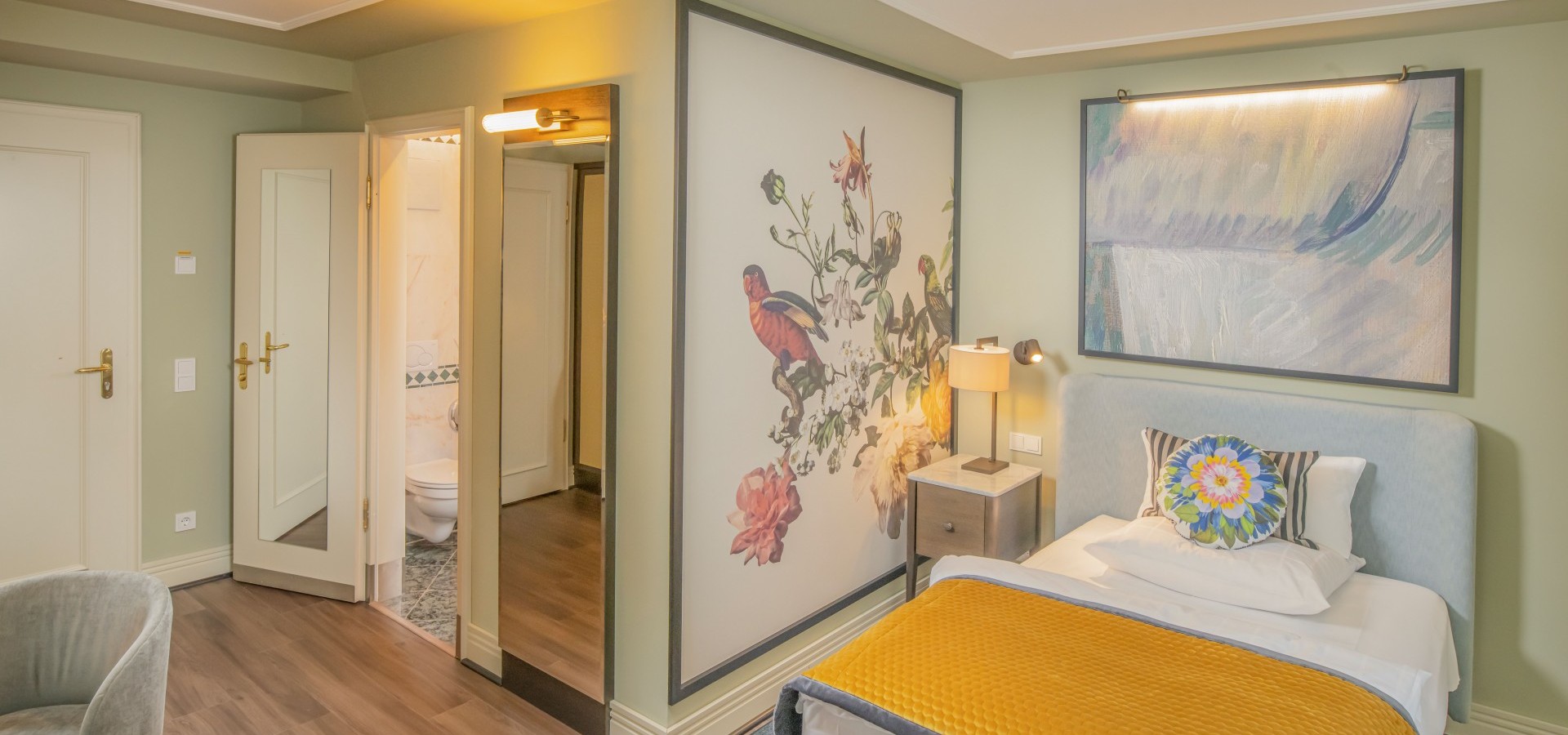 Erbprinz Einzelzimmer Living Detailansicht